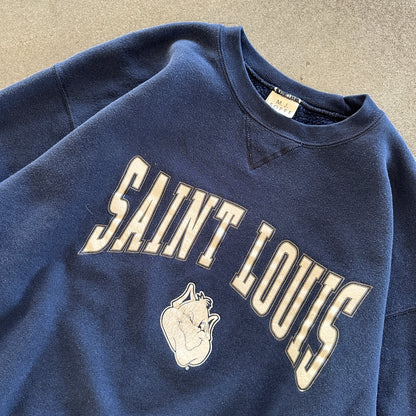 St. Louis University Billikens Graphic Sweatshirt Soffe 90's - L