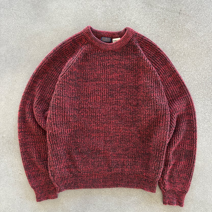 Saugatuck Tight Knit Fisherman Sweater Crewneck 90's - M