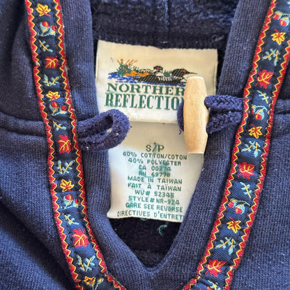 Northern Reflections Hoodie Leaves Trim 00's - S