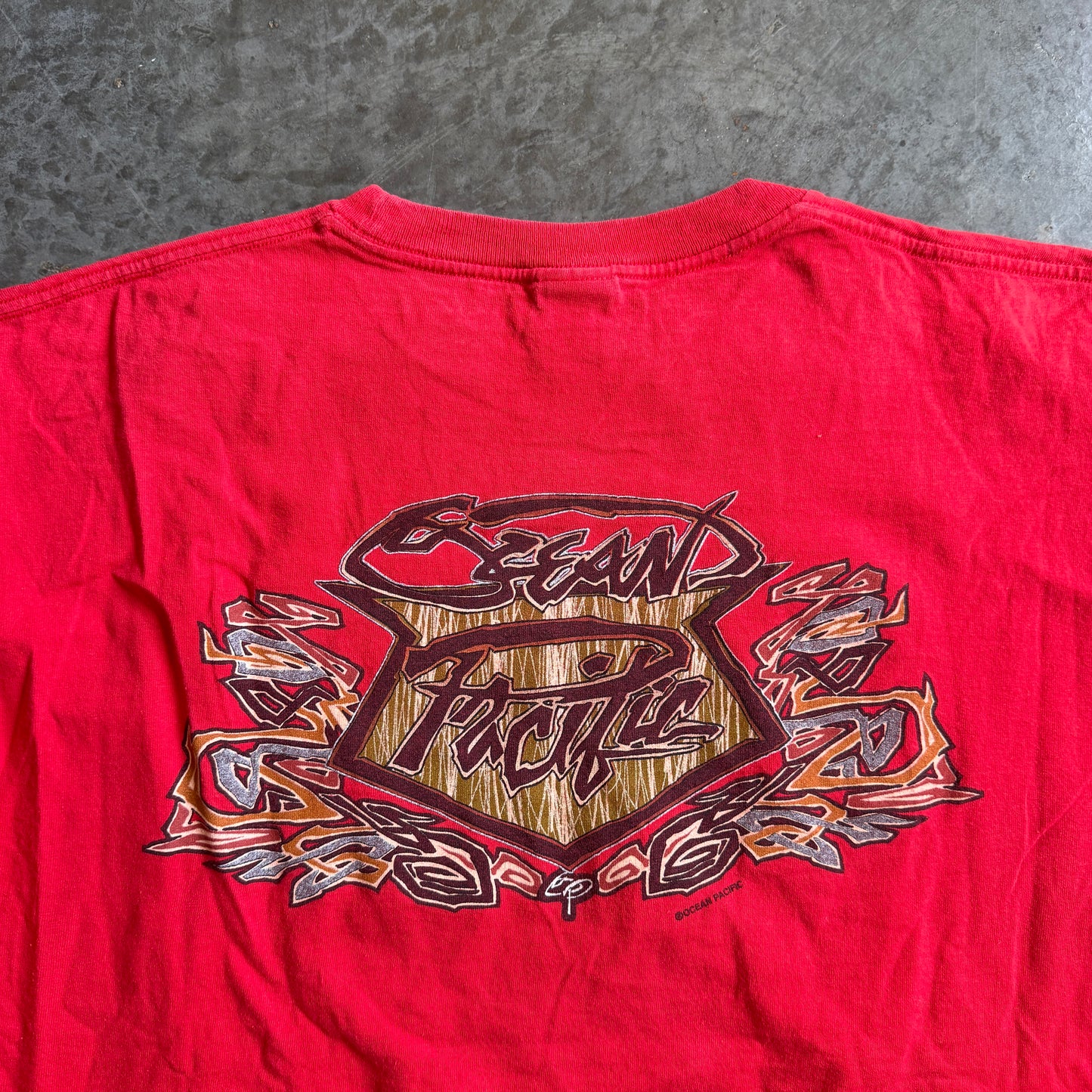 Ocean Pacific Double Sided Graphic Surf Shirt 90's - XL
