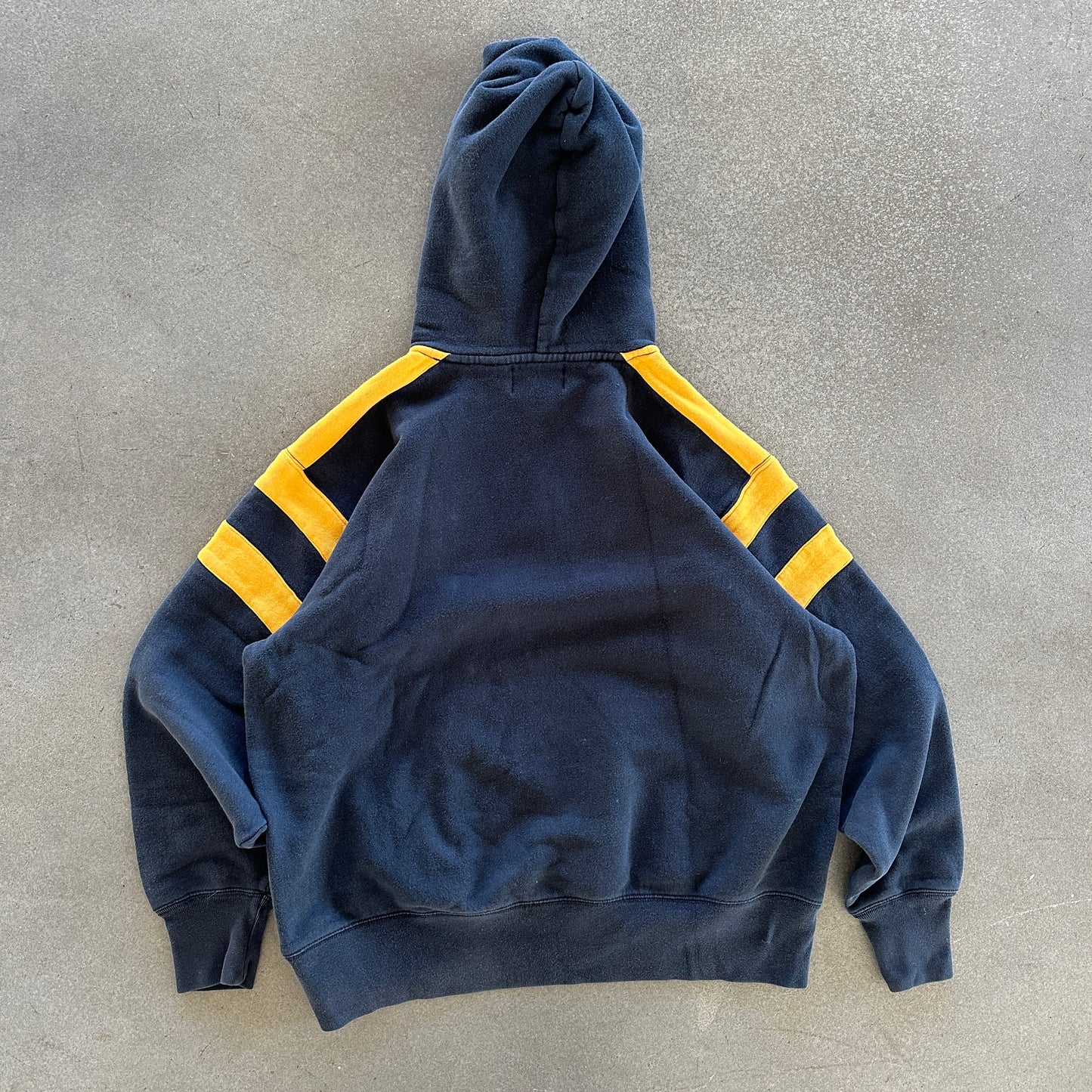 Polo Jeans Ralph Lauren 1/4 Zip Hooded Sweatshirt 90's - L