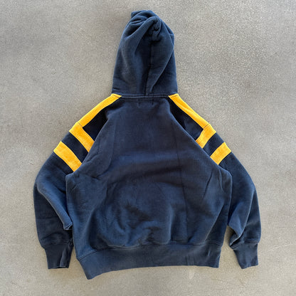 Polo Jeans Ralph Lauren 1/4 Zip Hooded Sweatshirt 90's - L
