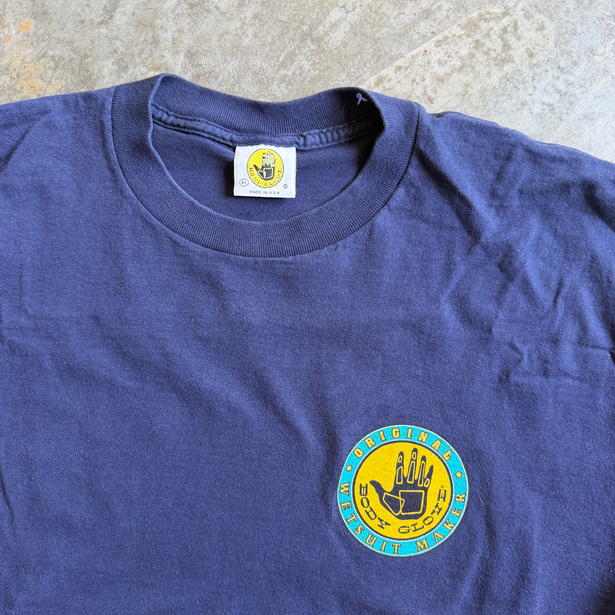 Body Glove Double Sided Big Logo Graphic Shirt 90's - XL