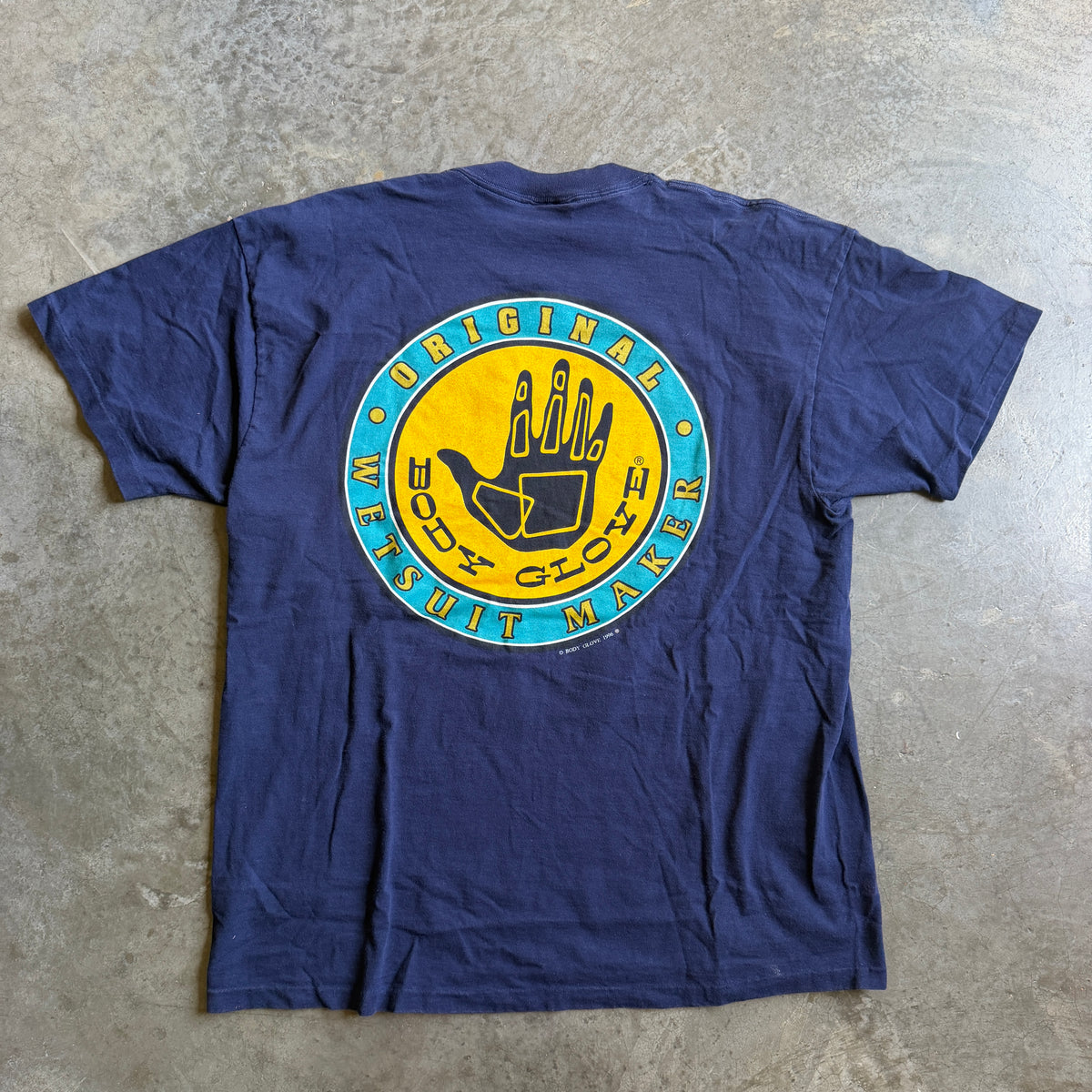 Body Glove Double Sided Big Logo Graphic Shirt 90's - XL