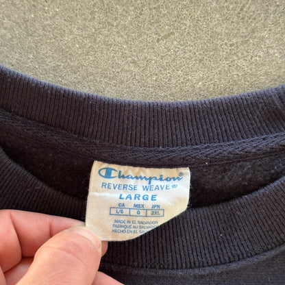 University of Notre Dame Fighting Irish Spellout Champion Reverse Weave Sweatshirt 00's - L