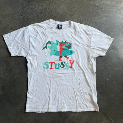 Stussy King Surfer Adrian Johnson Collab Graphic Shirt 00's - L