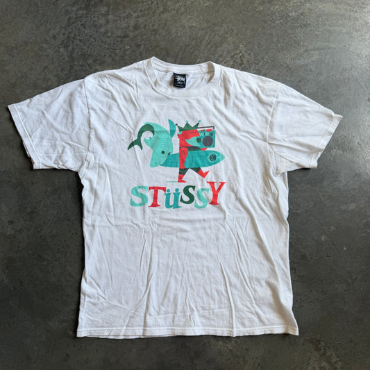 Stussy King Surfer Adrian Johnson Collab Graphic Shirt 00's - L