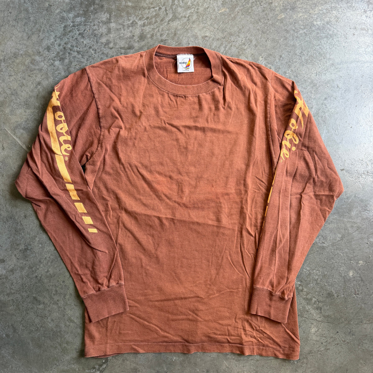 Hobie Long Sleeve Sailboat Graphic Shirt Sleeve Hit 80's - S