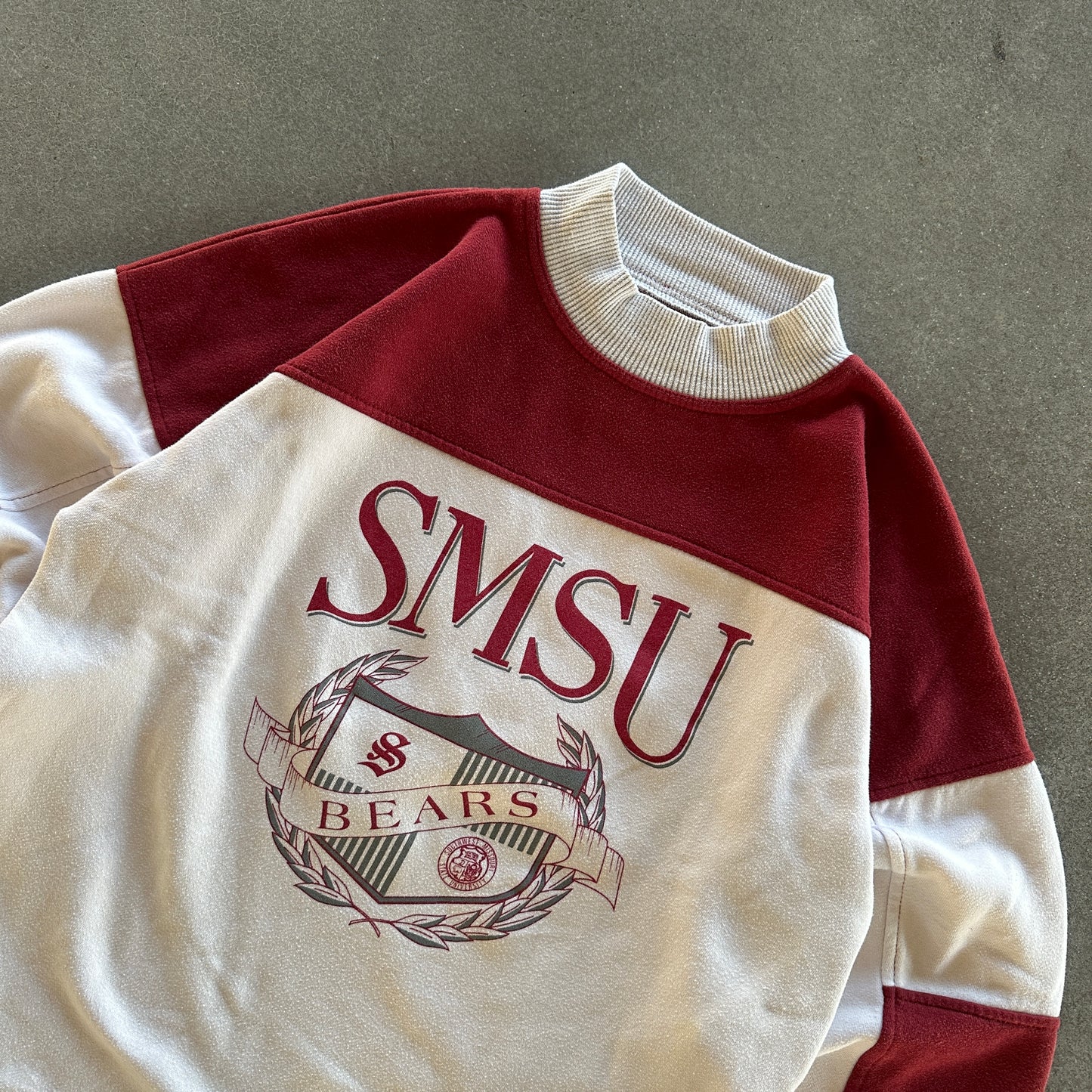 Southwest Missouri State University Bears SMSU Sweatshirt 90's - M
