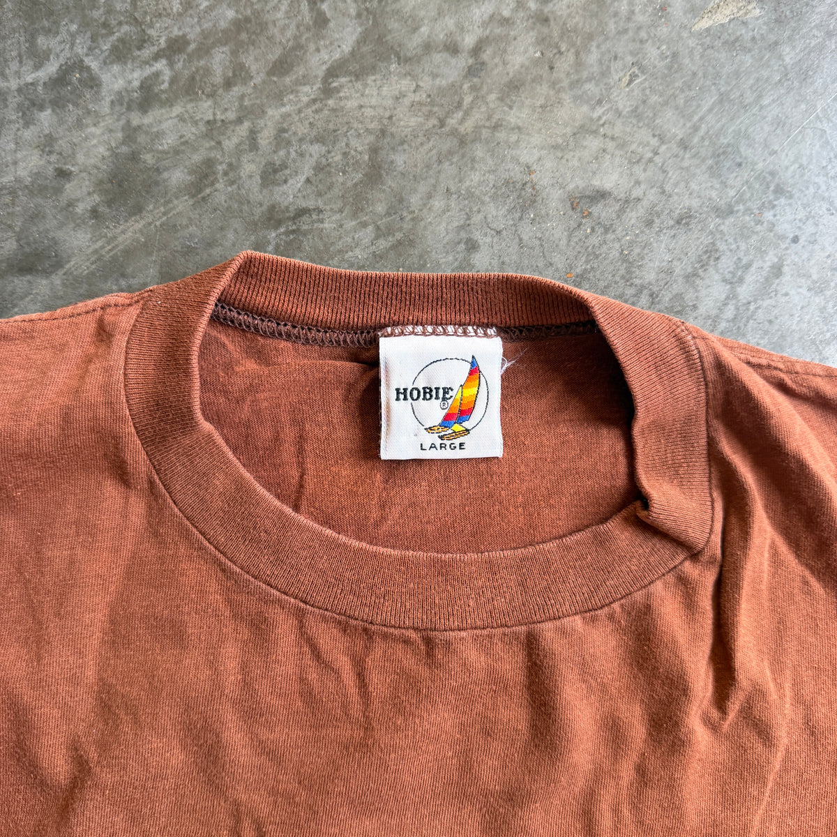 Hobie Long Sleeve Sailboat Graphic Shirt Sleeve Hit 80's - S