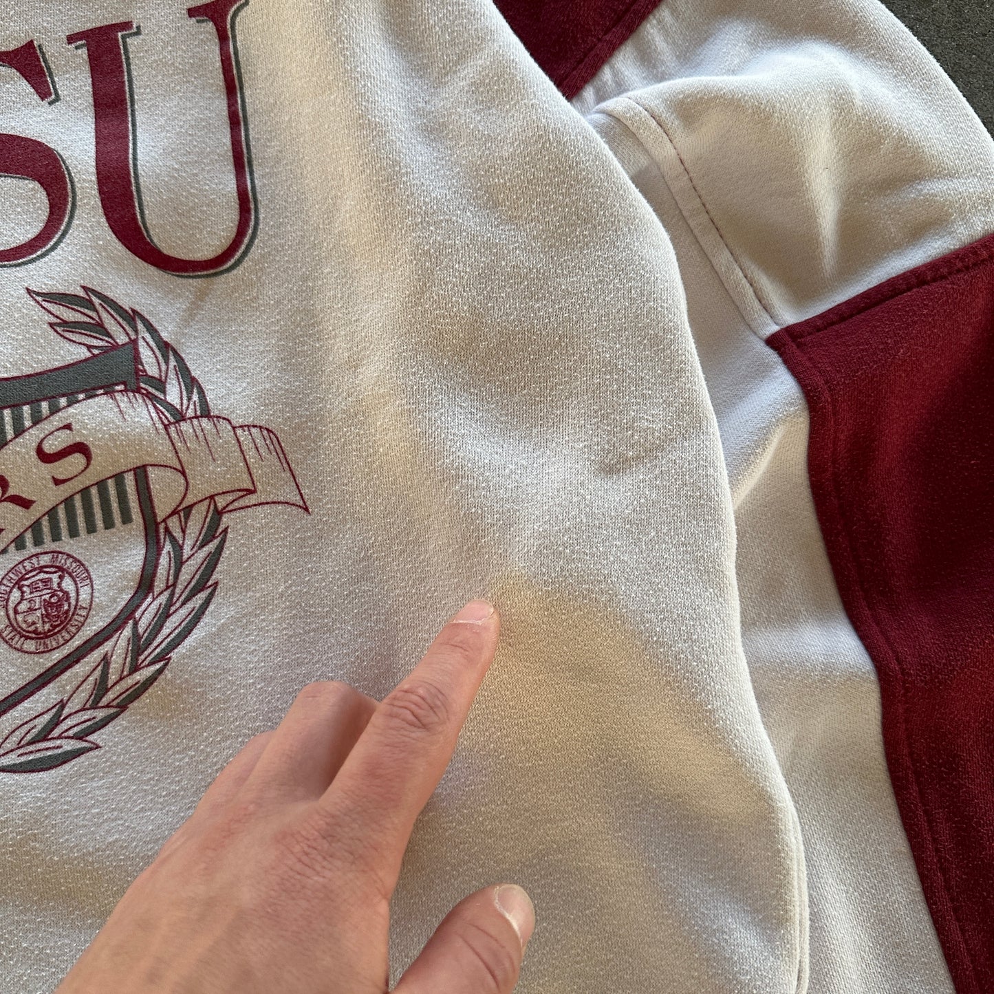 Southwest Missouri State University Bears SMSU Sweatshirt 90's - M