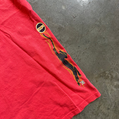 Ocean Pacific Faded Panther Tri Hit Graphic Shirt 00's - XL
