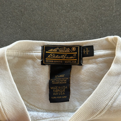 Eddie Bauer Reverse Weave Sweatshirt Crewneck Chicago Embroidered 80's - L