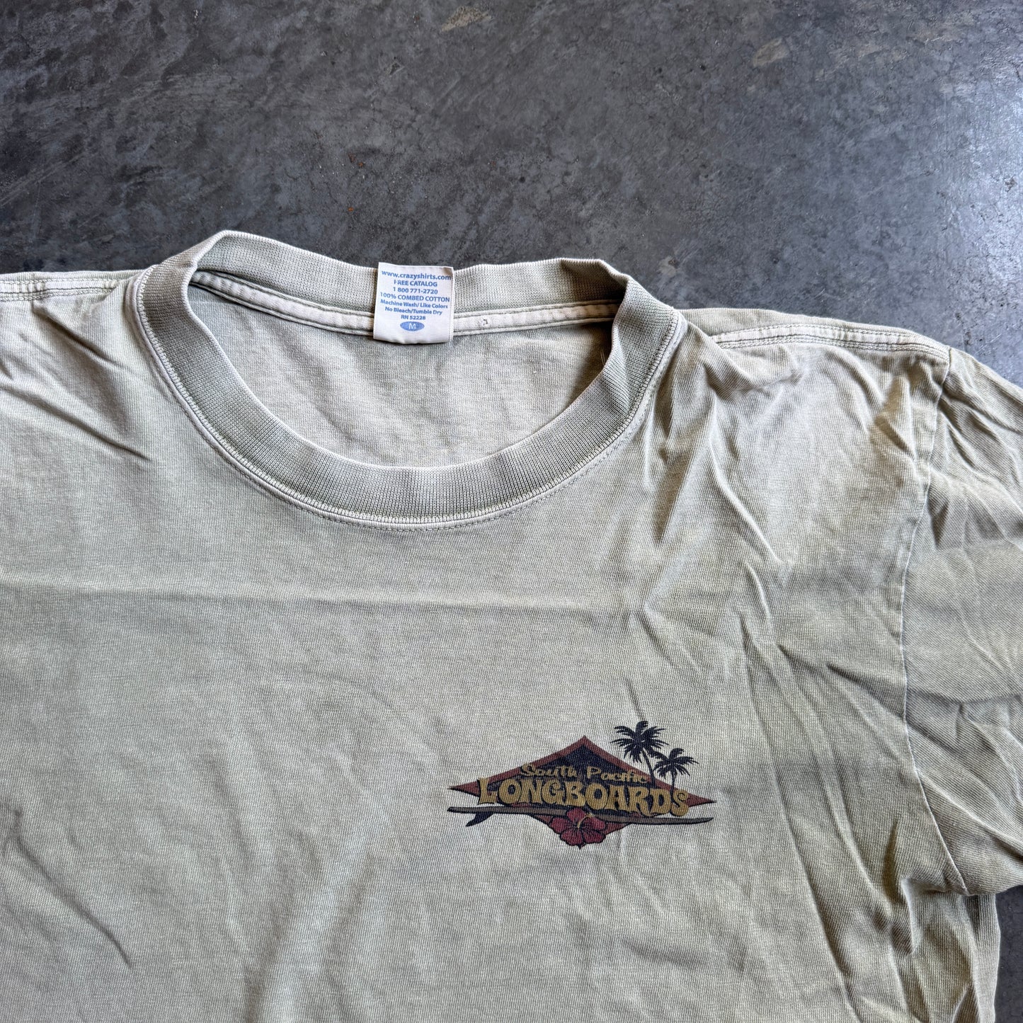 Crazy Shirts South Pacific Longboards Graphic Shirt 00's - M