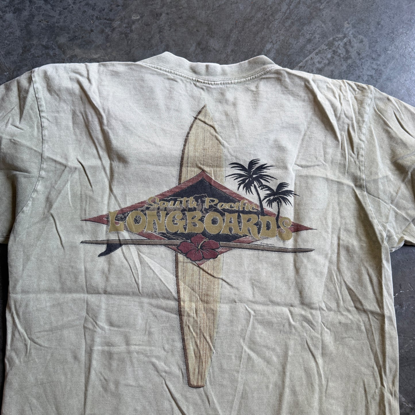 Crazy Shirts South Pacific Longboards Graphic Shirt 00's - M
