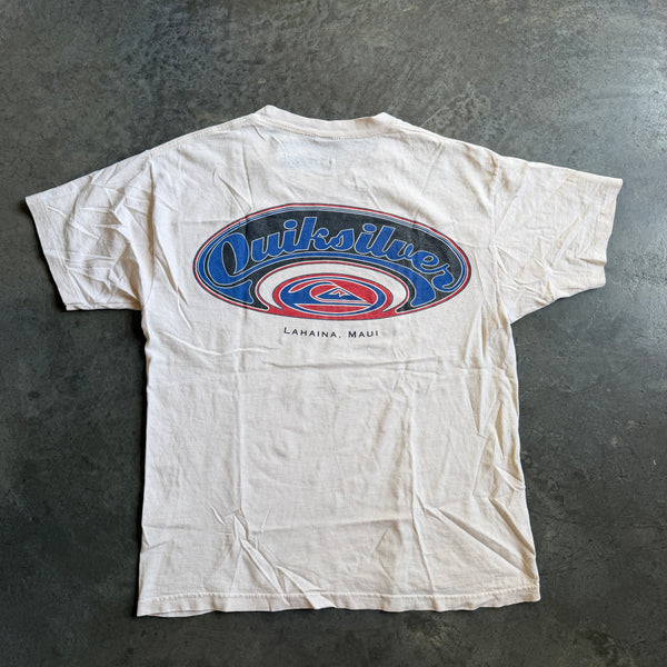 Quiksilver Double Sided Big Logo Graphic Shirt 90's - M