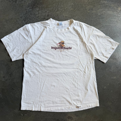 Crazy Shirts Dragon Surfboards Double Sided Graphic Shirt 90's - XL
