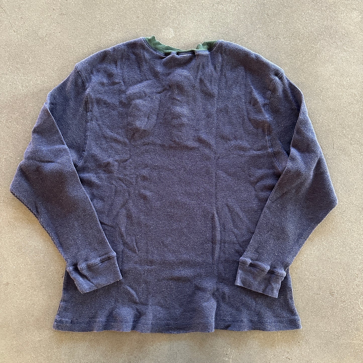 Disney Store Thermal Waffle Knit Henley Shirt Tigger Boing Zoing 90's - L