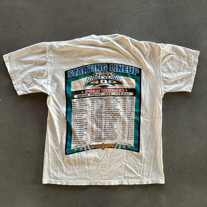 Nascar Brickyard 400 Lineup Double Sided Graphic T Shirt 90's - M
