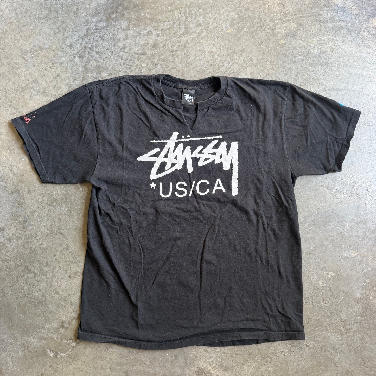 Stussy World Tour US/CA Graphic Shirt 00's - M