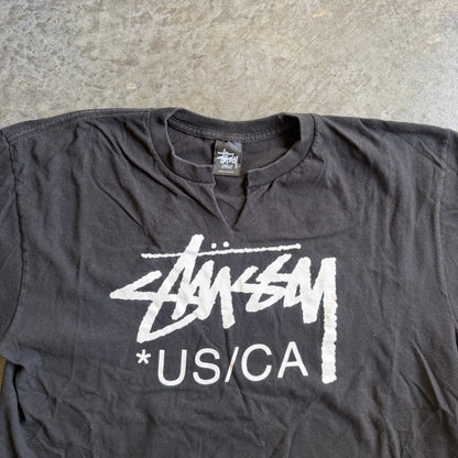 Stussy World Tour US/CA Graphic Shirt 00's - M
