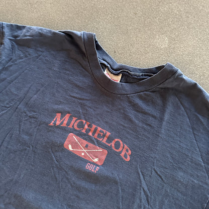 Michelob Golf Alcohol T Shirt Faded 90's - XL