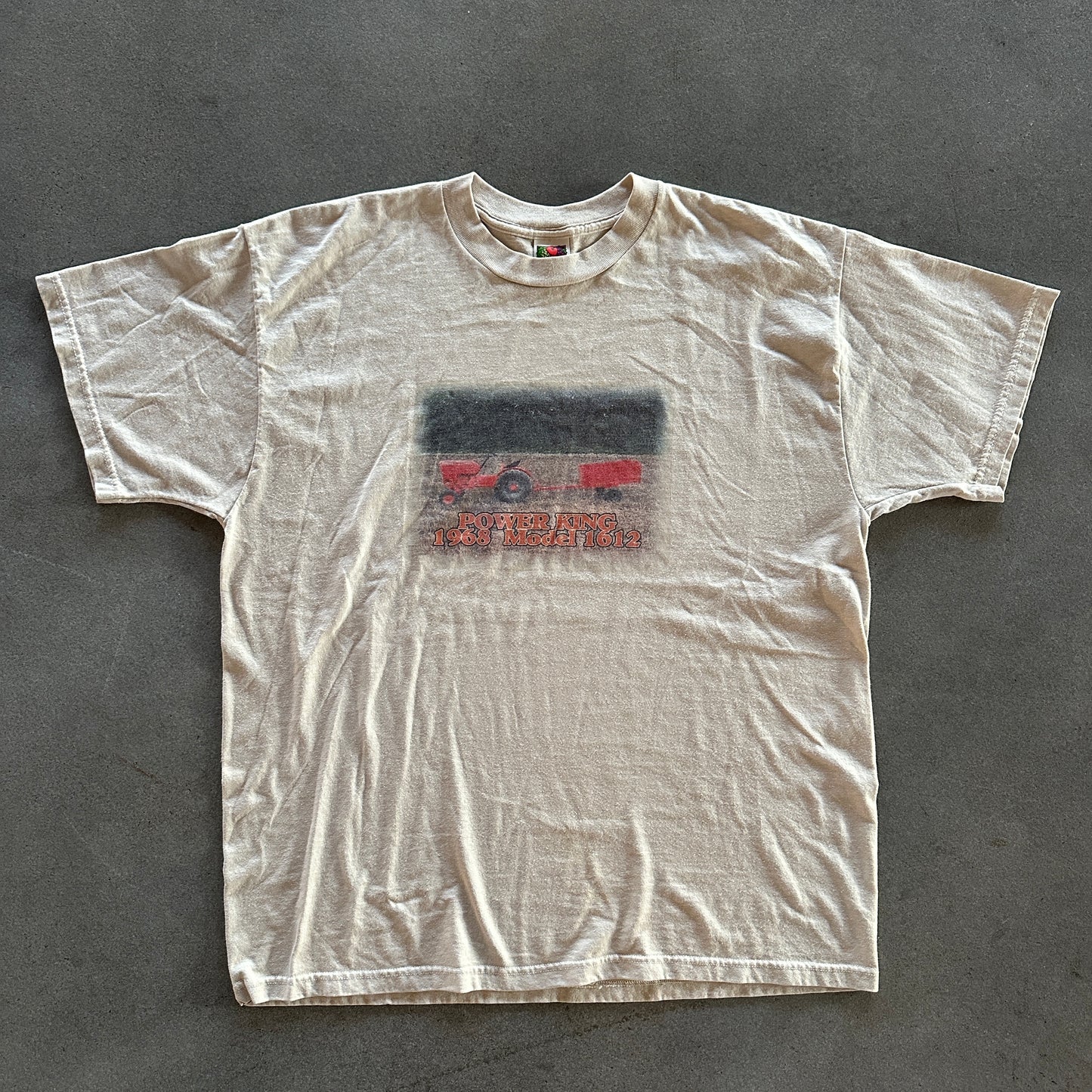 Power King 1968 Model 1612 Tractor Graphic Shirt 90's - XL