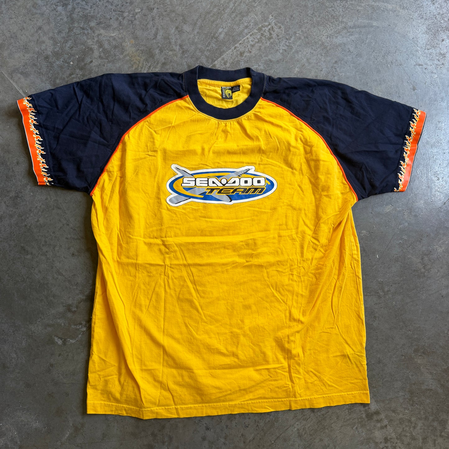 Seadoo Racing Team Flame Graphic Shirt 00's - XL