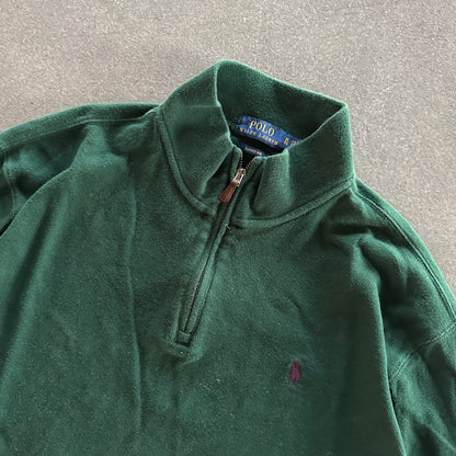 Polo Ralph Lauren 1/4 Zip Sweatshirt Pullover 00's - XL