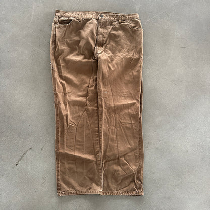 Dickies Brown Earth Tone Distressed Carpenter Pants 00's - 38