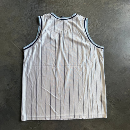 Billabong RARE Jersey Tank Top Striped Spellout Shirt 00's - L