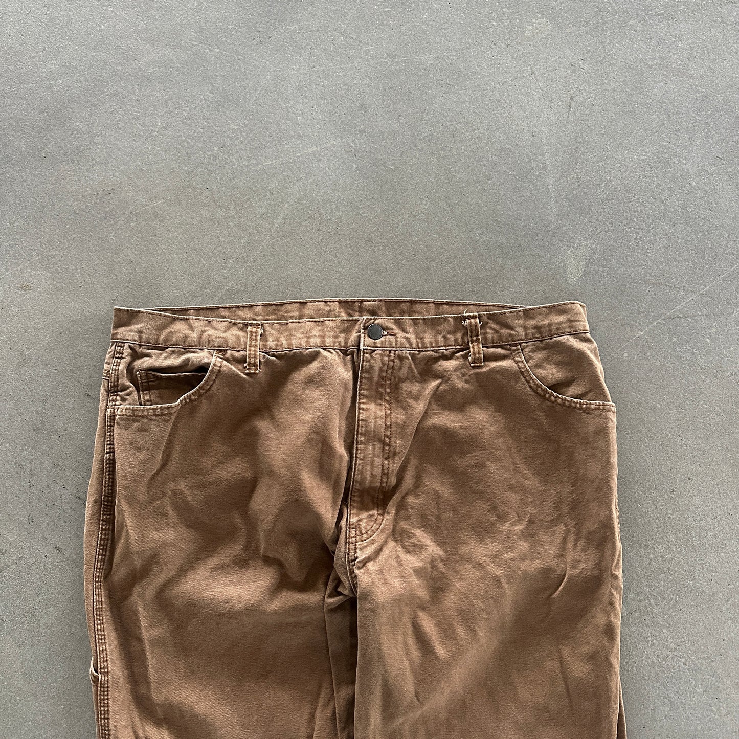 Dickies Brown Earth Tone Distressed Carpenter Pants 00's - 38