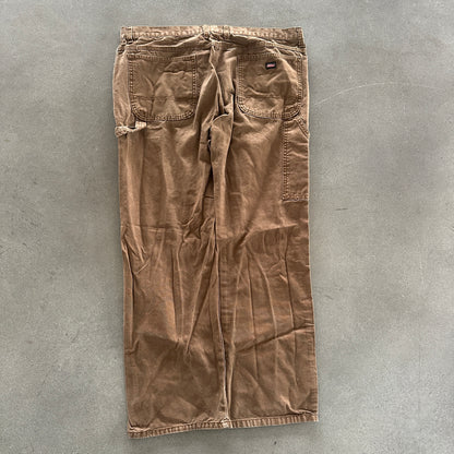 Dickies Brown Earth Tone Distressed Carpenter Pants 00's - 38