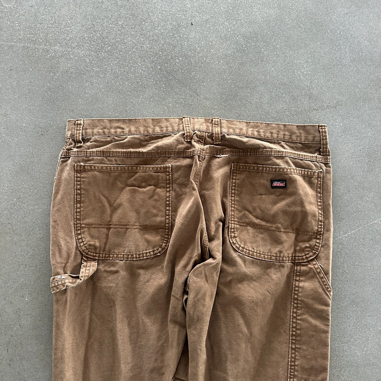 Dickies Brown Earth Tone Distressed Carpenter Pants 00's - 38