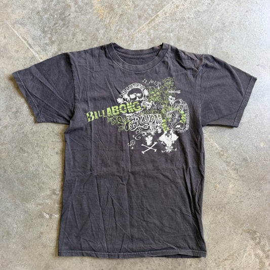 Billabong Y2K Graphic Surf Shirt Skull 00's - Womens M