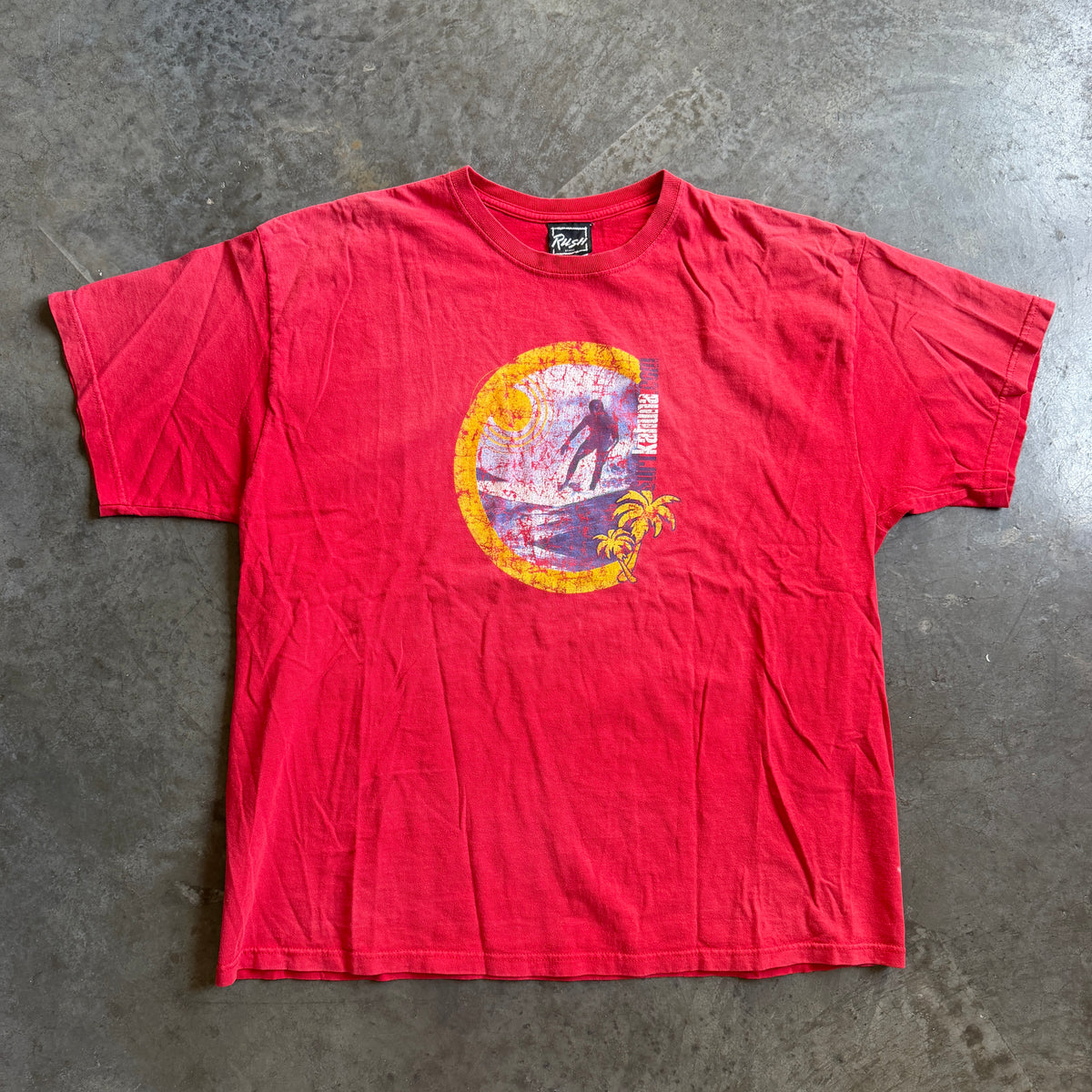 Surf IRL Faded Graphic Shirt Rush Brand 00's - XL