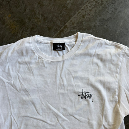 Stussy Basic Double Sided Graphic Tee Shirt 00's - S