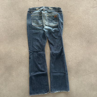 Joe's Jeans Flare Boot Mid Rise Pants USA Made 90's - 32