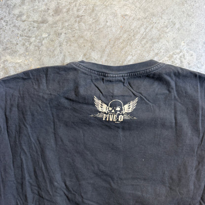 Hawaii Five 0 Surf Company Skull Graphic Shirt 00's - 2XL