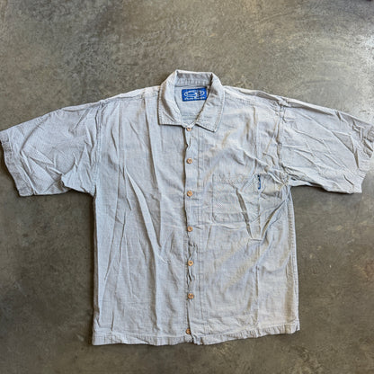 Ocean Pacific Plaid Button Up Shirt Checkered 90's - XL
