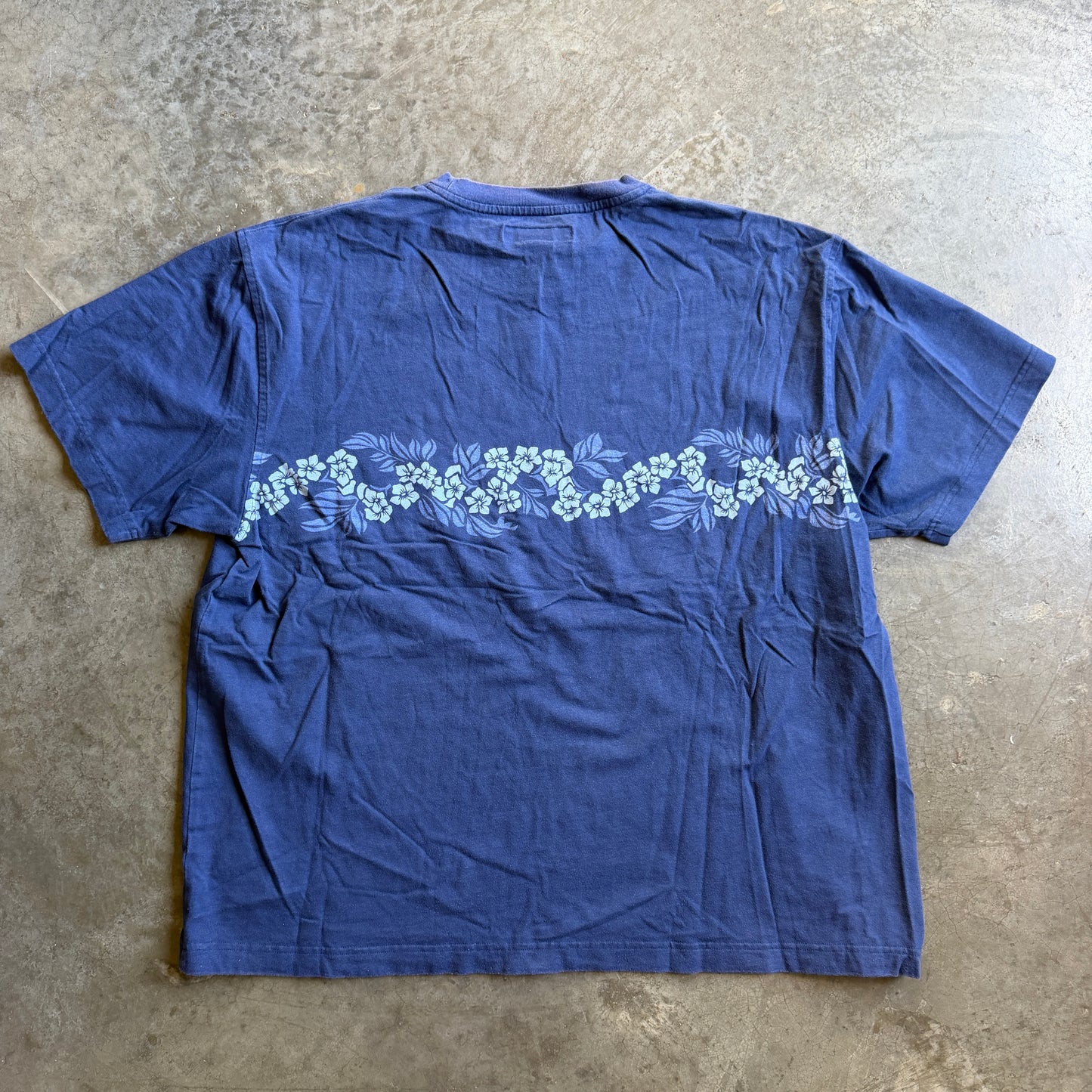 Floral Wrap Around Graphic Surf Shirt 00's - XL