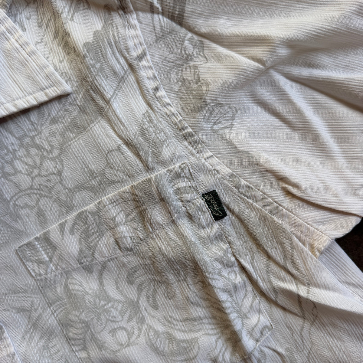 O'neill Y2K Graphic Floral Button Up Shirt 00's - S