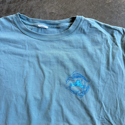 Faded Double Sided Graphic Shirt Dolphins 00's - L