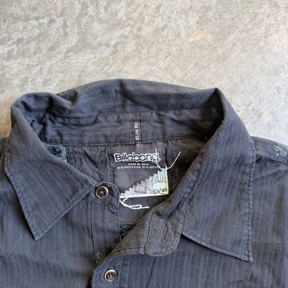 Billabong Y2K Graphic Print Button Up Shirt Long Sleeve 00's - L