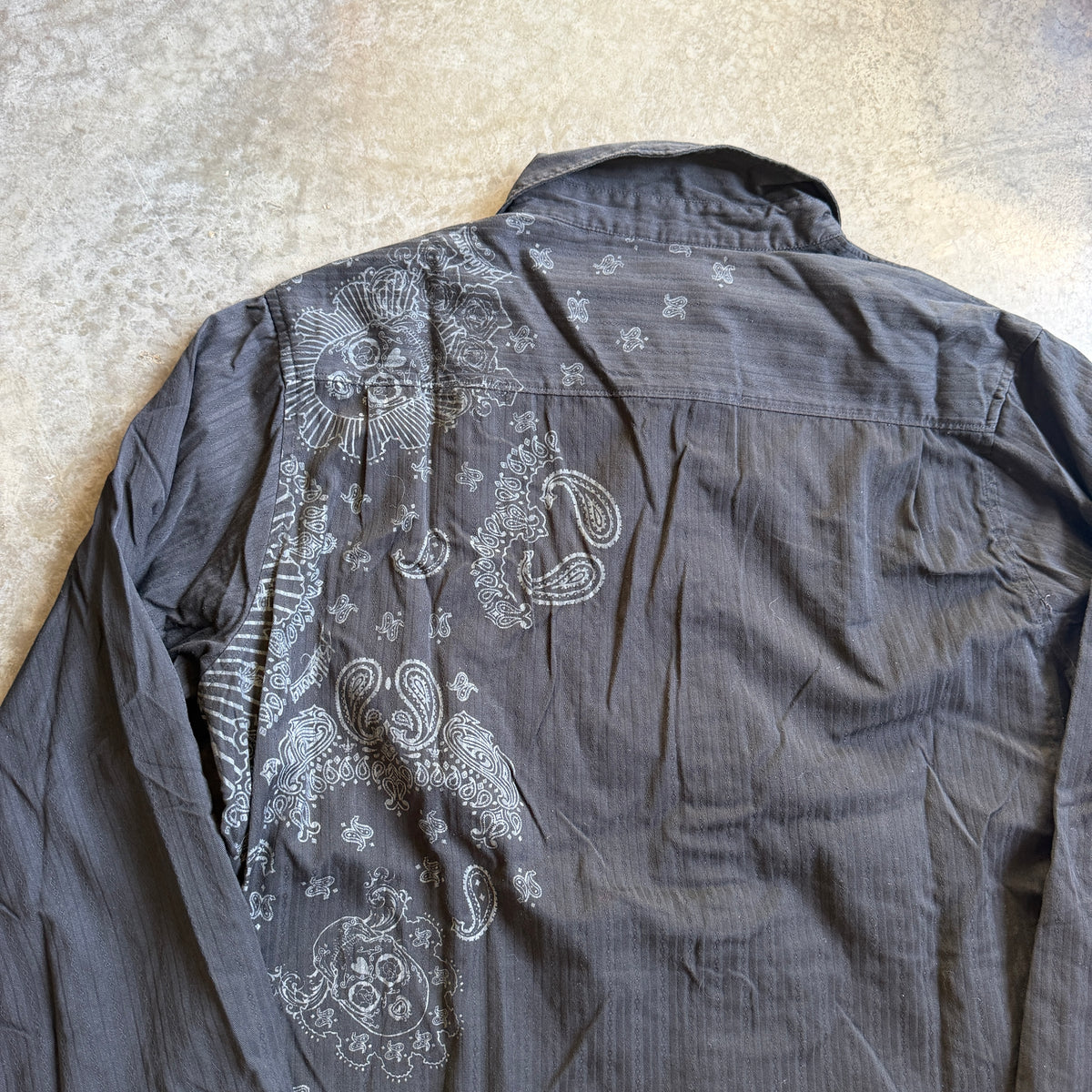 Billabong Y2K Graphic Print Button Up Shirt Long Sleeve 00's - L