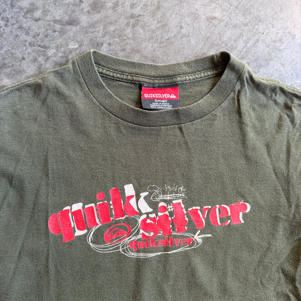 Quiksilver Long Sleeve Graphic Shirt Y2K Surf 00's - S hover