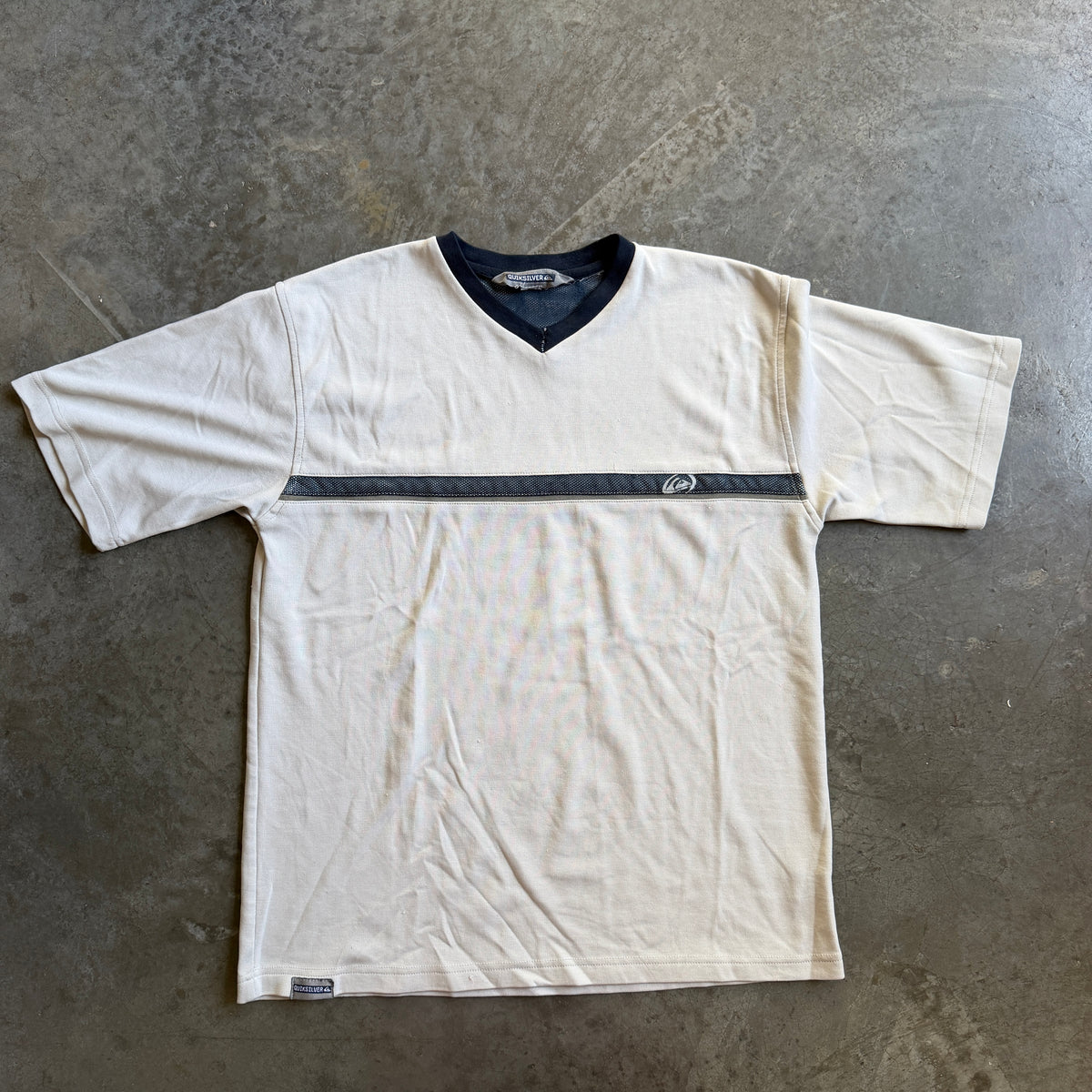 Quiksilver V Neck Lightweight Shirt 00's - S