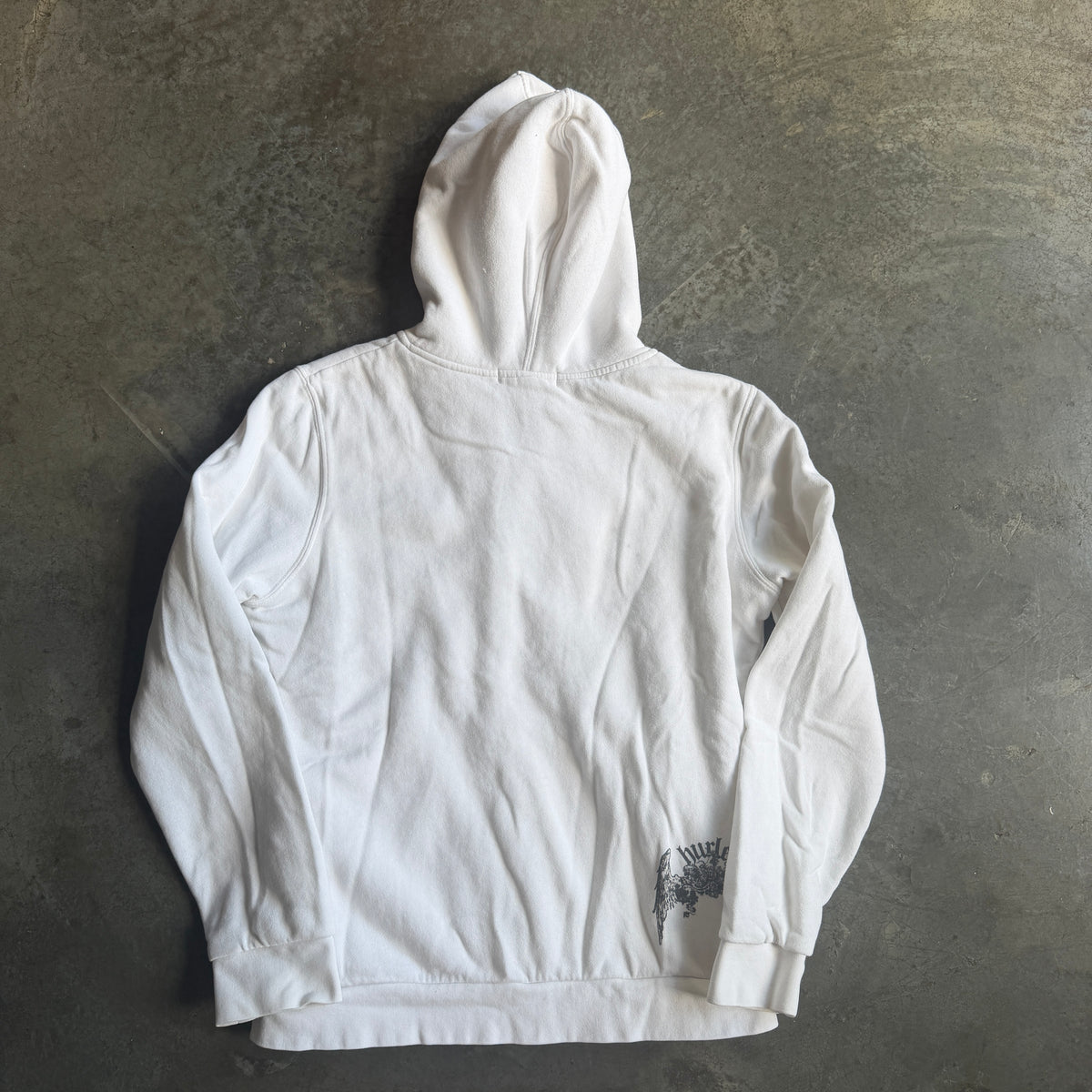 Hurley AOP Y2K Hooded Full Zip Jacket Sherpa Lined 00's - Womens L
