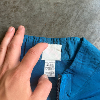 Surf Style Iridescent Shiny Windbreaker Interplanetary Body Gear 90's - OS