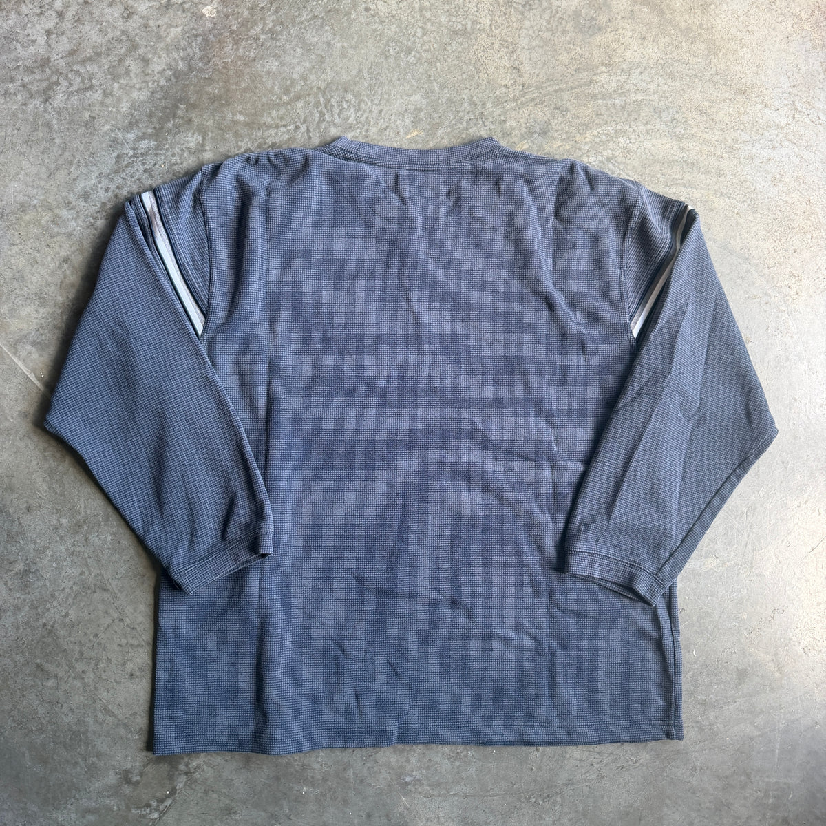 Xtreme Gear Surf Striped Waffle Knit Sweater Shirt Y2K 00's - XL